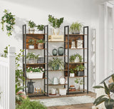 Jaliyah 166Cm H X 158Cm W Steel Etagere Bookcase