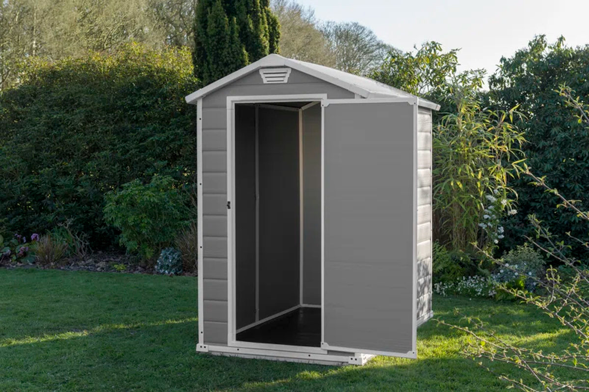 Manor 4 Ft. W X 6 Ft. D Apex Outdoor Garden Shed