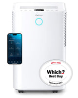 20L Smart WiFi Dehumidifier with Humidity Sensor, Laundry Mode & Continuous Drainage