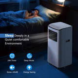 7000 BTU Portable Air Conditioner with Cooling, Fan, Dehumidifier & Sleep Mode