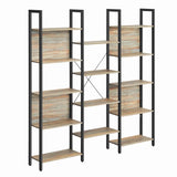 Jaliyah 166Cm H X 158Cm W Steel Etagere Bookcase