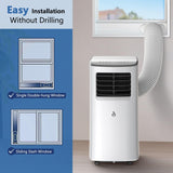 7000 BTU Portable Air Conditioner with Cooling, Fan, Dehumidifier & Sleep Mode