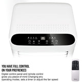 9000 BTU Portable Air Conditioner with Fan, Dehumidifier & Timer Function