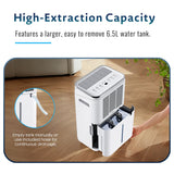 20L Portable Dehumidifier with Digital Display, Laundry Drying & Continuous Drainage