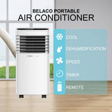 9000 BTU Portable Air Conditioner with Fan, Dehumidifier & Timer Function