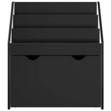 Modern Black Kids Bookshelf with Drawer, Engineered Wood, 60 × 29.5 × 69 cm