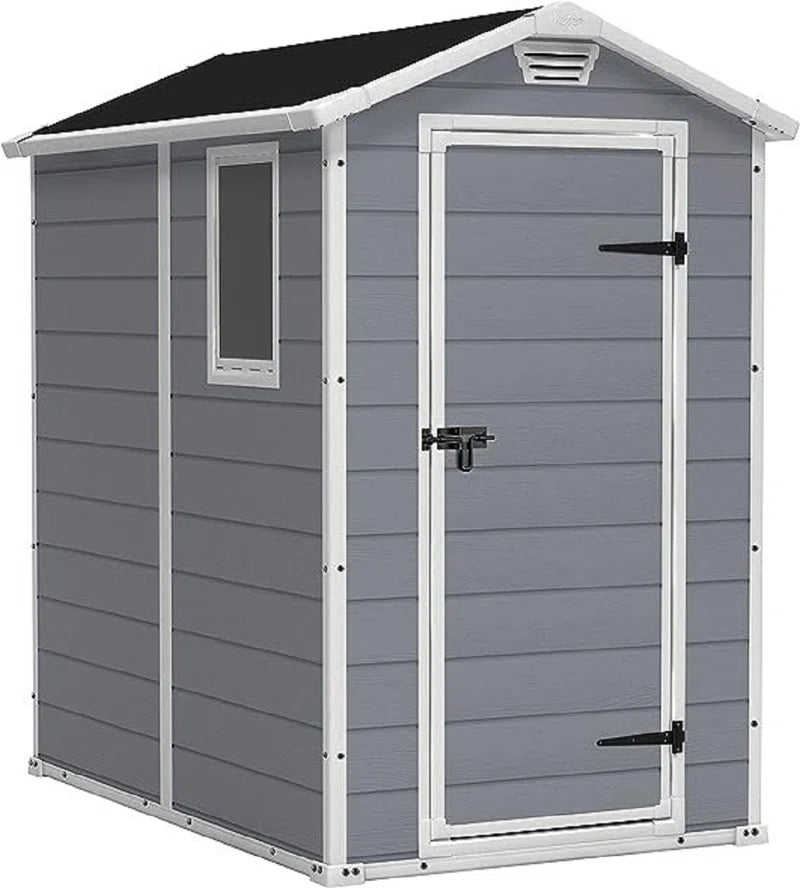 Manor 4 Ft. W X 6 Ft. D Apex Outdoor Garden Shed