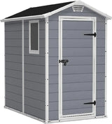 Manor 4 Ft. W X 6 Ft. D Apex Outdoor Garden Shed